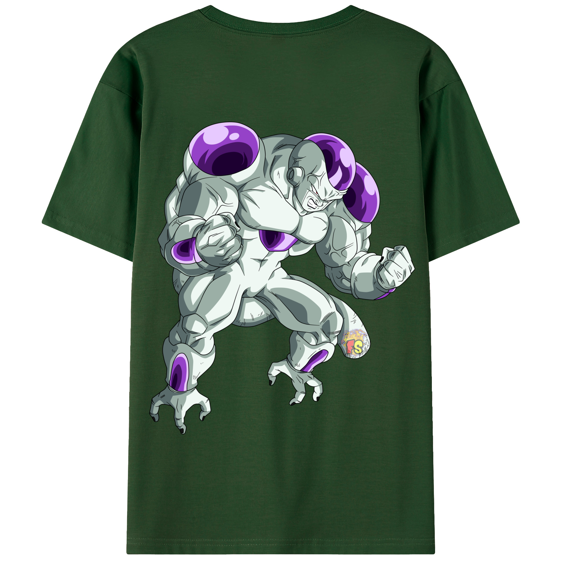 （画像用） ドラゴンボール フリーザ DRAGON BALL Frieza 綿100％半袖Tシャツ（背面プリント）